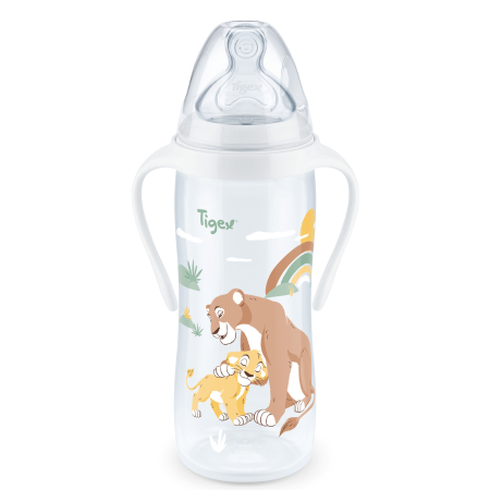 Biberón Tigex Autonomy+ 360ml Simba con asas y tetina XL | Más Pañales