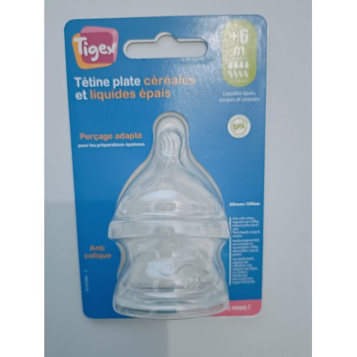 2 Tetinas Tigex Transition+ XL Silicona +12M Cuello Ancho | MasPañales