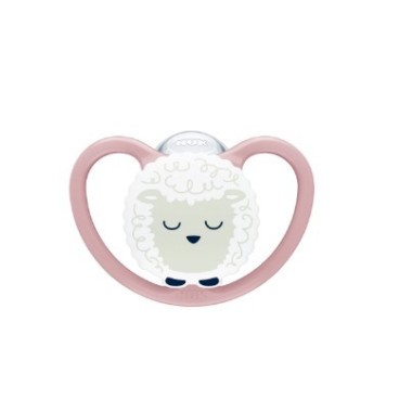 Chupete NUK Space Night Silicona 6-18m (1 ud). Nuk