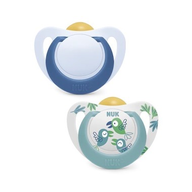 Chupete Star Látex 6 - 18m  (2 uds). Nuk