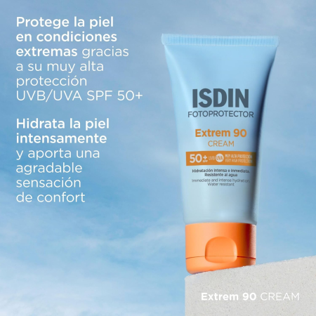 Fotoprotector ISDIN Extrem 90 Cream SPF 50+ 50ml | Más Pañales