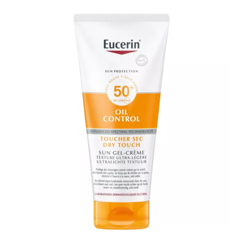 Eucerin Sun Body Oil Control Gel-Cream SPF50+ | Más Pañales
