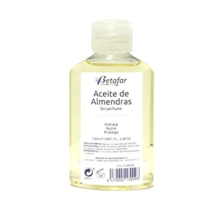 Aceite Almendras Dulces Betafar Cosmetics 100 ml | Más Pañales