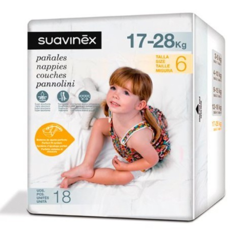 Pañales Suavinex Talla Junior 17-28 kg | Más Pañales