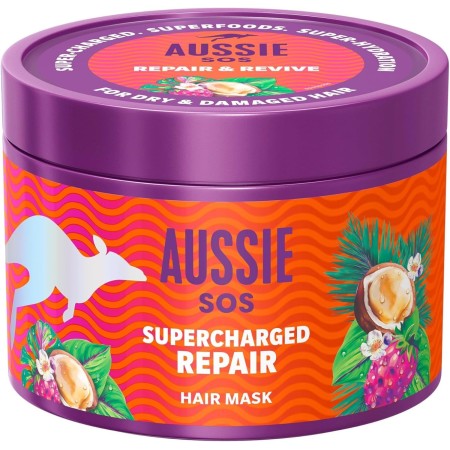 Mascarilla Aussie SOS Supercharged Repair 450ml | Más Pañales