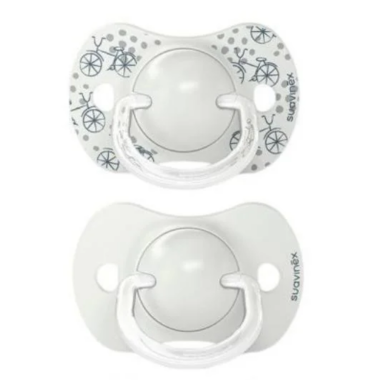 Pack de 2 Chupetes con Tetina fisiológica de Silicona SX Pro (0-6). Suavinex