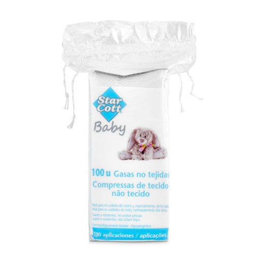 Gasas hipoalergénicas sin tejer Star Cott ( 5 x100 uds)