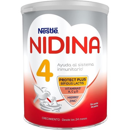 Leche de crecimiento desde los 24 meses Nidina 4 de 800 gr . Nestlé