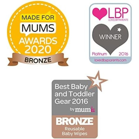 Toallitas de Tela para Bebé Bambino Mio (10 uds)| Más Pañales