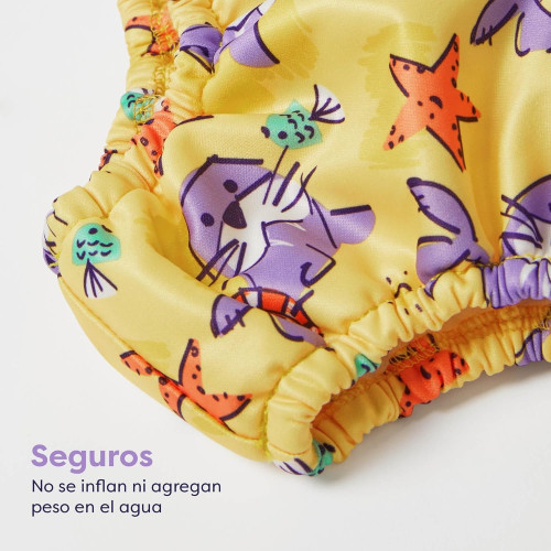 Pañal Bañador "Mar Profundo amarillo".  Bambino Mio