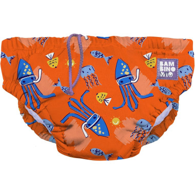 Pañal Bañador "Naranja Str".  Bambino Mio