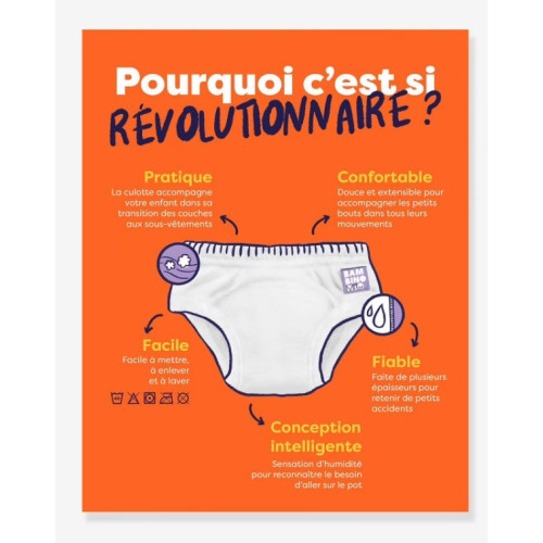 Revolucionario Pañal de entrenamiento reutilizable (2-3 años). Bambino Mio