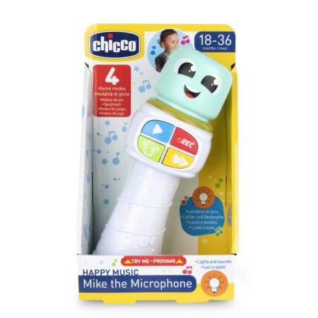 Mike el Micrófono – Chicco | Juguete Interactivo Infantil Más Pañales