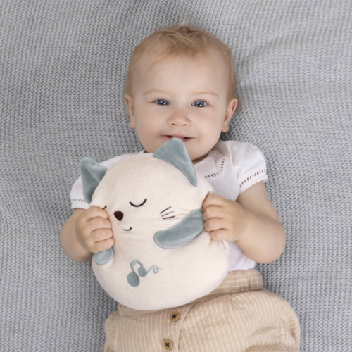 Peluche Gatito Chicco con Ronroneo – Más Pañales