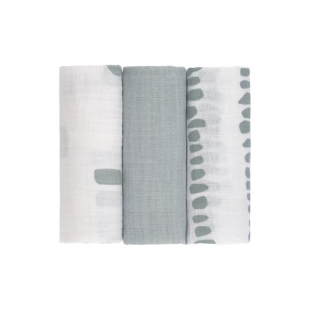 Pack 3 Muselinas Fruits 60x60 Lässig | Algodón Orgánico