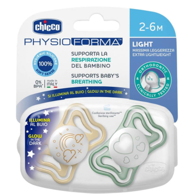 Chupete PhysioForma Light Chicco | Ultraligero y Anatómico