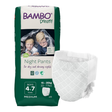 Pañales nocturnos Bambo Dreamy | Ecológicos y sin perfumes