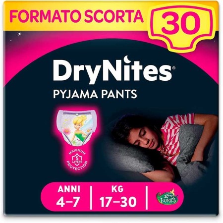 Pañales DryNites Huggies 4-7 años | Protección Nocturna | Más Pañales
