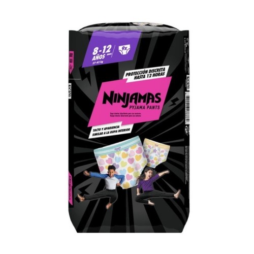 NINJAMAS Pyjama Pants de 8 a 12 años NIÑA  9 Und. Dodot