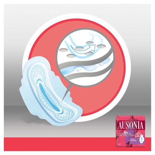 Compresas Alas Súper 12 Uds.  Ausonia