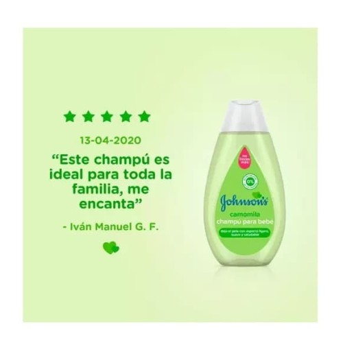 Champú Camomila 500 ml, Johnson´s Baby. Pack Ahorro 3 x 500 ml