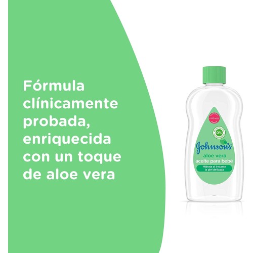 Aceite corporal Johnson’s Baby con aloe vera. Pack Ahorro 3 x 500 ml