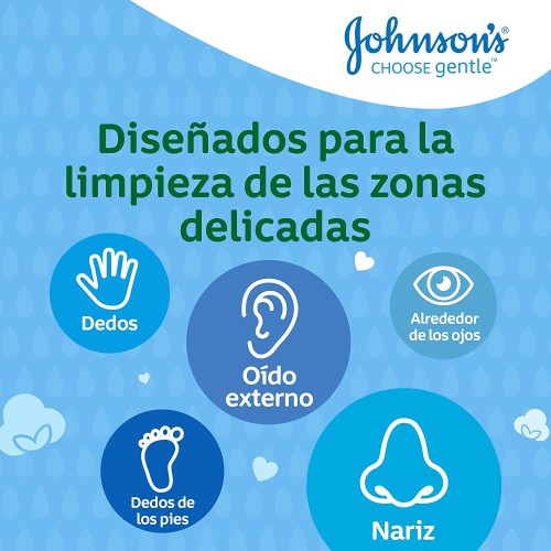 Bastoncillos Johnson´s Baby. Pack Ahorro 5 x 100