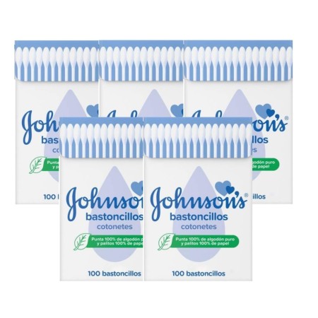Bastoncillos Johnson´s Baby. Pack Ahorro 5 x 100
