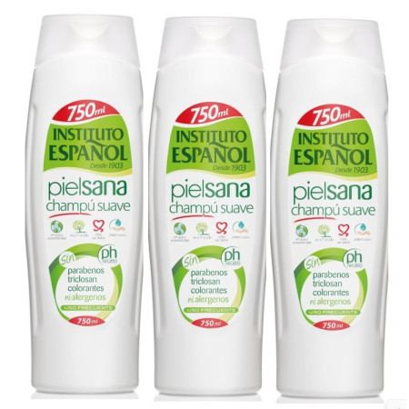 Champú Piel Sana Instituto Español. Pack Ahorro