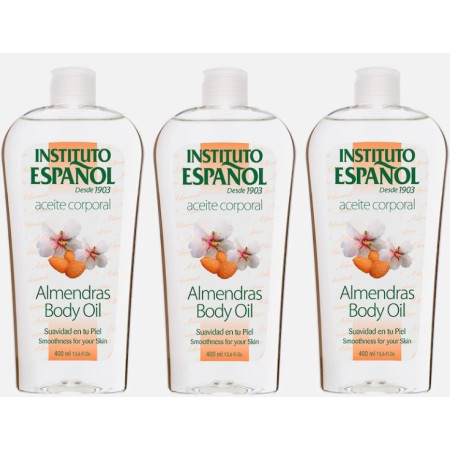 Aceite corporal de almendras Ánfora Instituto Español. Pack Ahorro