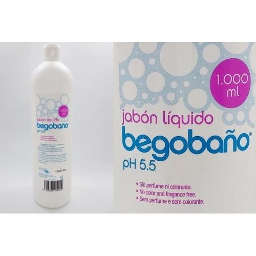 Jabón líquido dermatológico Begobaño. Pack Ahorro 6x 1000 ml