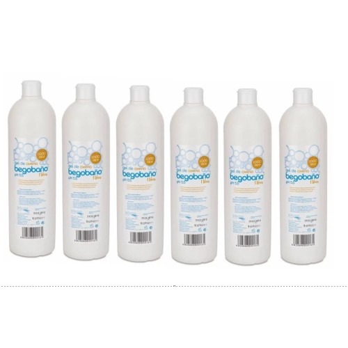 Gel dermatológico avena Begobaño. Pack Ahorro 6 x 1000 ml