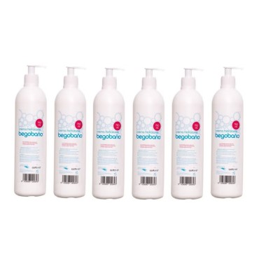 Crema hidratante corporal Begobaño. Pack Ahorro 6 x 750 ml
