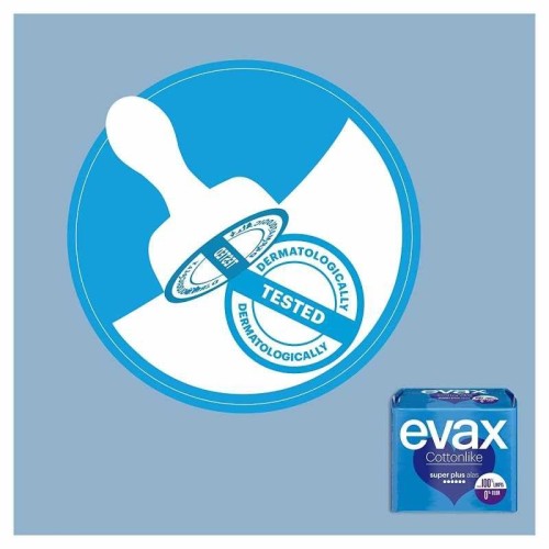 Compresas Evax Cottonlike Alas Súperl (12 Uds.)