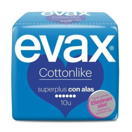 Compresas Evax Cottonlike Alas Súperl (12 Uds.)