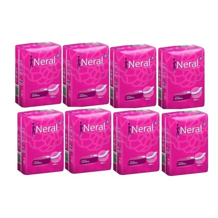 Compresa clásica adherente normal ultrasuave Neral. Pack Ahorro 8 x 20