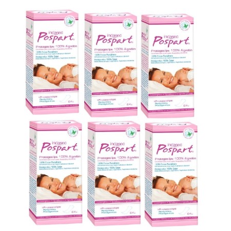 Protegeslips tocológicos postparto algodón Indasec. Pack Ahorro