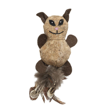 Juguete gato de corcho para gatos