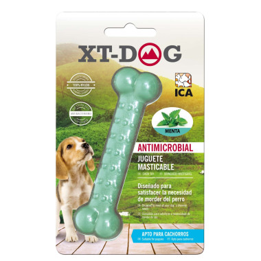 Huesito Dental Bone Nylon Menta de XT-DOG