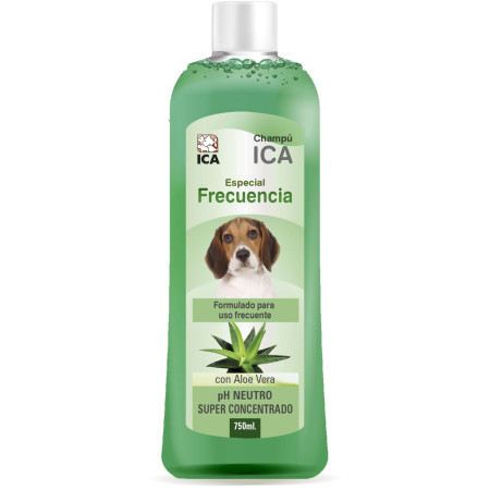 Champú frecuencia con Aloe Vera para perros