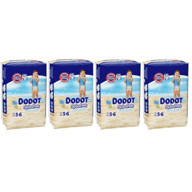 Pañal-Bañador Splashers Talla 5-6 Dodot. Pack Ahorro 4 x 10