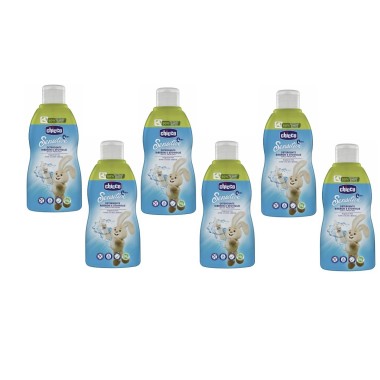 Gel detergente de biberones y vajillas Chicco. Pack Ahorro 6 x 300