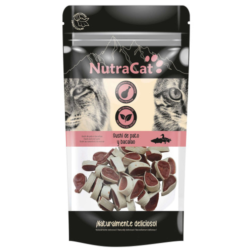 Snack sushi de pato y bacalao NutraCat. 0.5 G