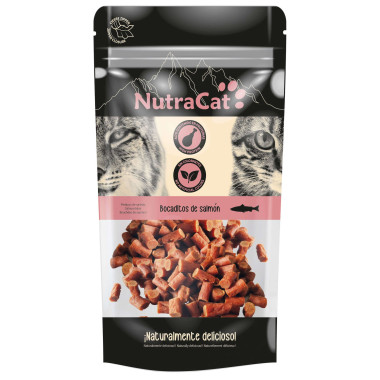 Snack Bocaditos de salmón NutraCat. 0.5 g