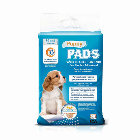 Paños de Adiestramiento Puppy Pads 60 x 60 cm, 10 uds