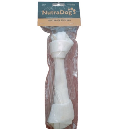 Hueso blanco de piel con nudo