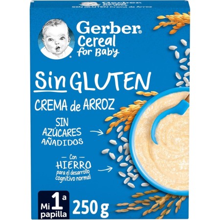 Gerber Papilla Crema de Arroz 250g. Nestlé