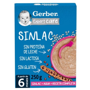 Gerber papilla sin lactosa 250g . Nestle