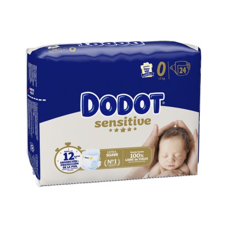Pañales Dodot Sensitive Talla 0  24 und