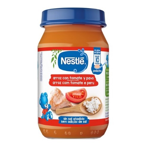 Potito Arroz con tomate y pavo 190g. Nestlé